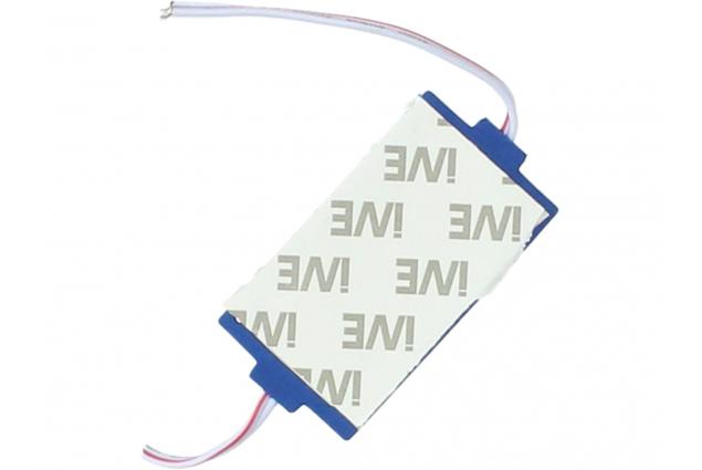 Nalepovací silná oválná 3Ks LED dioda modrá