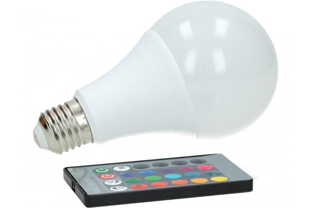 LED RGBW žárovka na dálkové ovládání 16 Miliónů barev
