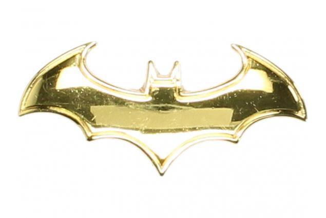 Kovová samolepka Batman 8 x 3 cm Zlatá