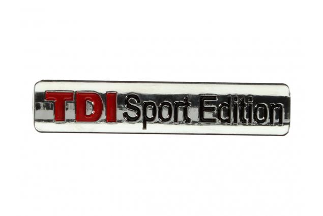 Kovová samolepka TDI sport edition