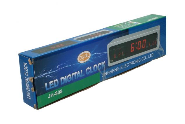 Digitální hodiny, nové nerozbalené, chybí trafo (čas 1:10)