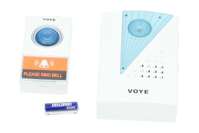 Bezdrátový domovní zvonek VOYE s tlačítkem