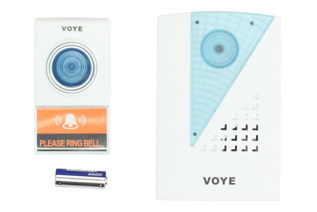 Bezdrátový domovní zvonek VOYE s tlačítkem