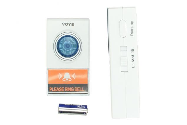 Bezdrátový domovní zvonek VOYE s tlačítkem