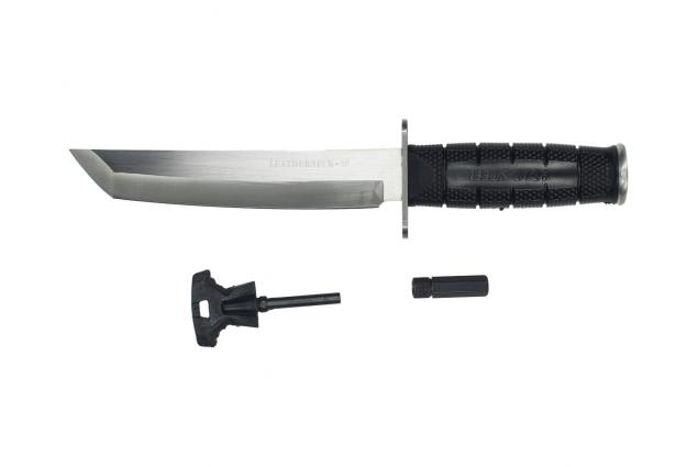 Outdoorový nůž Cold Steel Leatherneck SF – 30 cm s křesadlem, lampičkou a pouzdrem