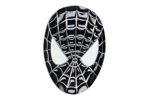 Kovová Samolepka Spiderman 3D – hlava (černá) 8 × 5,5 cm