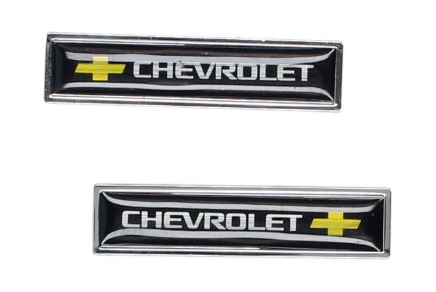 Kovová samolepka Chevrolet – 3D (2 ks)