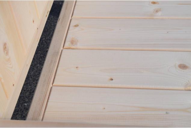 Masivní dřevěná lavička s opěradlem a područkami Heavy Duty I