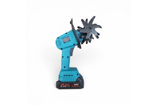 Akumulátorový kultivátor půdy 550 W se 2 bateriemi