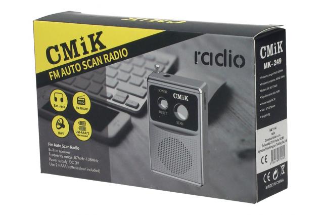 Kapesní FM rádio CMiK MK-249