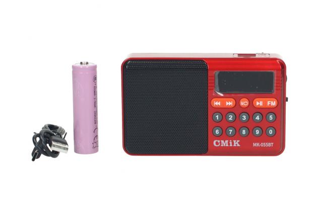 Mini FM rádio s Bluetooth 3v1 CMiK MK-055BT