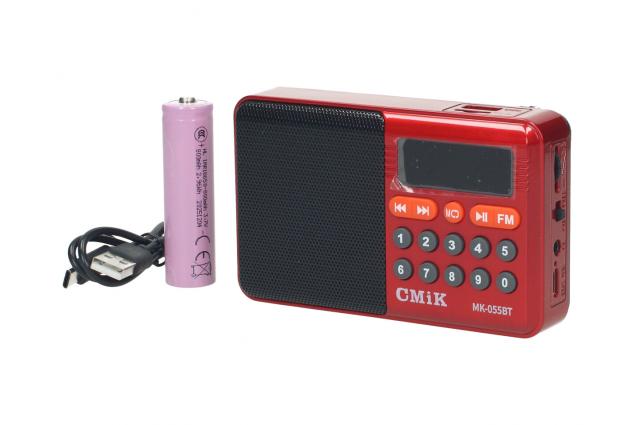 Mini FM rádio s Bluetooth 3v1 CMiK MK-055BT