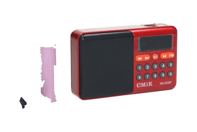 Mini FM rádio s Bluetooth 3v1 CMiK MK-055BT