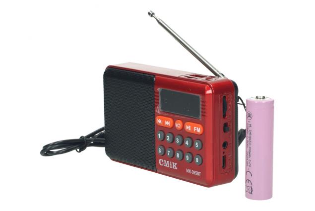 Mini FM rádio s Bluetooth 3v1 CMiK MK-055BT