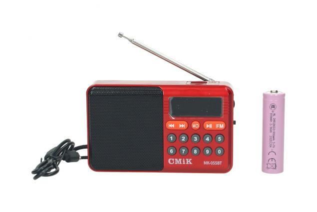 Mini FM rádio s Bluetooth 3v1 CMiK MK-055BT