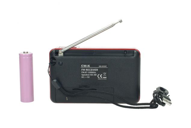 Mini FM rádio s Bluetooth 3v1 CMiK MK-055BT