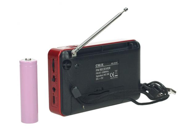 Mini FM rádio s Bluetooth 3v1 CMiK MK-055BT