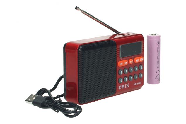 Mini FM rádio s Bluetooth 3v1 CMiK MK-055BT
