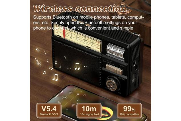 Solární rádio s Bluetooth CMiK MK-391S