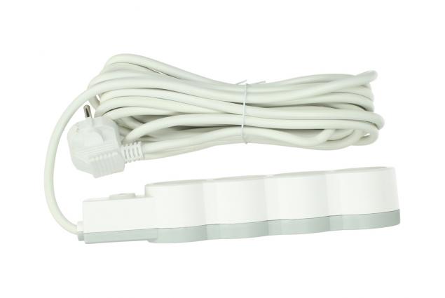 Prodlužovací kabel Aerbes SJ-3655 4 zásuvky s vypínačem 5 m