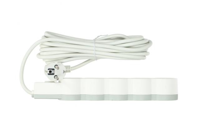 Prodlužovací kabel Aerbes SJ-3658 5 zásuvek s vypínačem 5 m