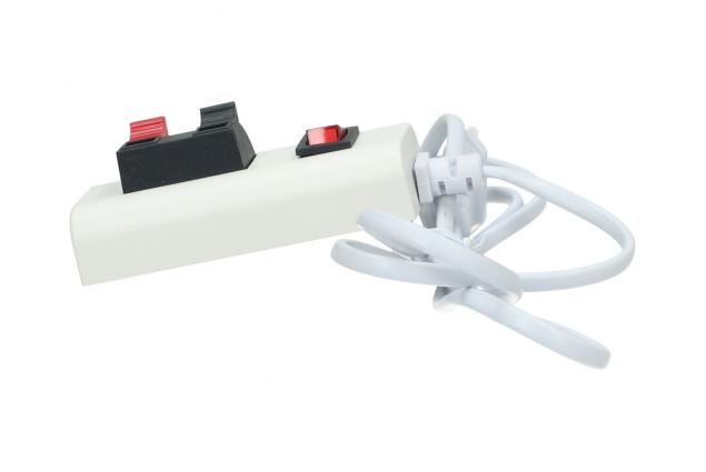 Napájecí kabel 230 V s vypínačem a pružinovou svorkovnicí 130 cm