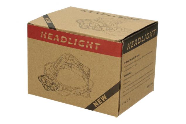 Nabíjecí LED čelovka se 7 světly