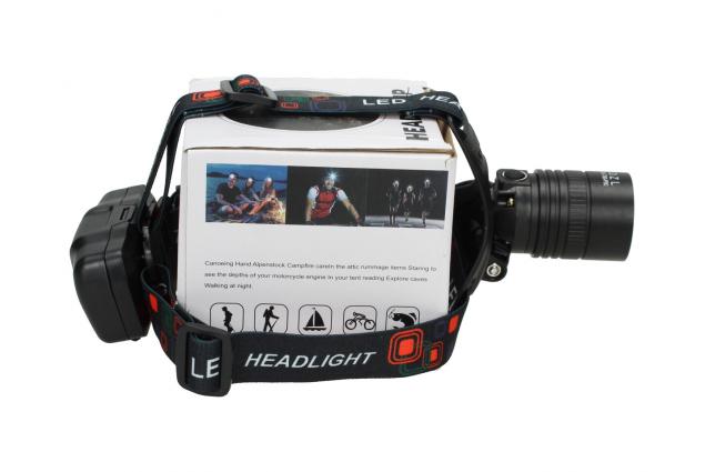 Nabíjecí LED čelovka Highlight P-50 s velkým světlometem