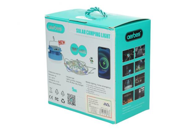 Solární závěsné LED světlo Aerbes AB-TY234 s USB nabíjením