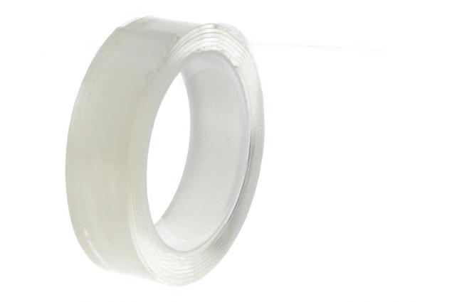 Transparentní oboustranná nano lepicí páska 3 cm × 2 m – omyvatelná a opakovaně použitelná