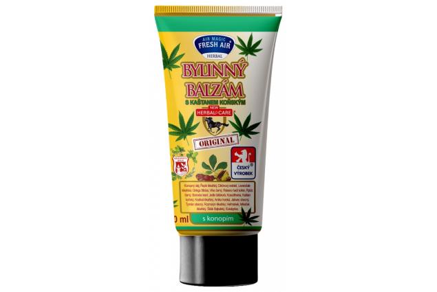 Bylinný balzám v tubě 150 ml s konopím