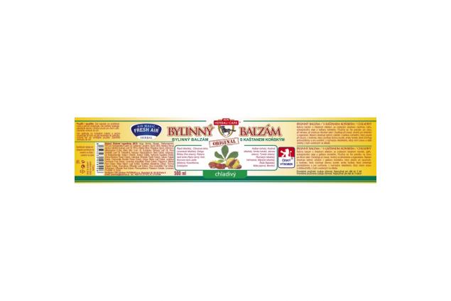 Bylinný chladivý balzám s kaštanem koňským 500 ml
