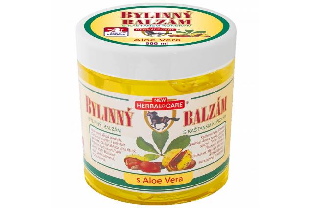 Bylinný balzám s kaštanem koňským a Aloe Vera 500 ml
