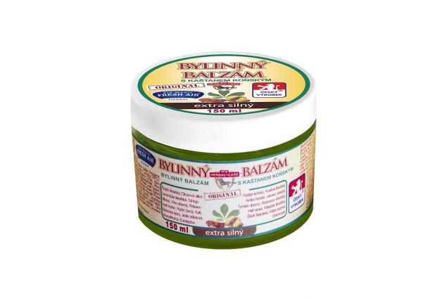 Bylinný balzám s kaštanem koňským 150 ml – extra silný