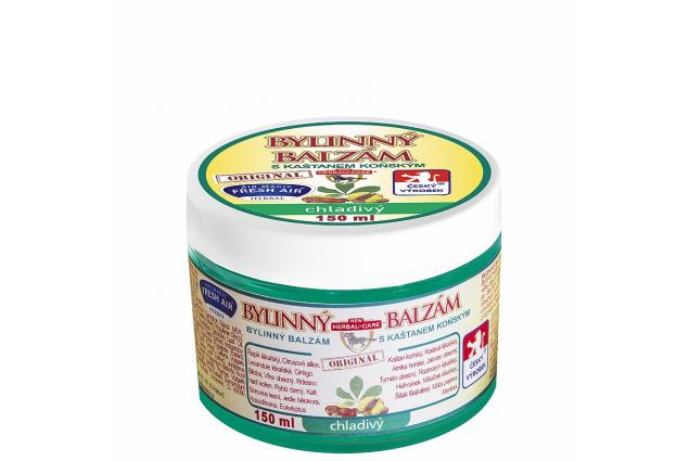Bylinný balzám s kaštanem koňským 150 ml – chladivý