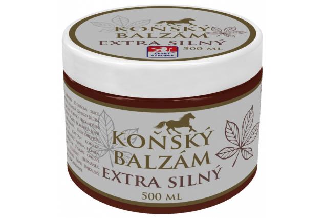 Koňský balzám s kaštanem koňským 500 ml – extra silný