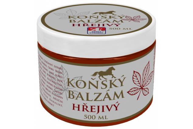 Koňský balzám s kaštanem koňským 500 ml – hřejivý