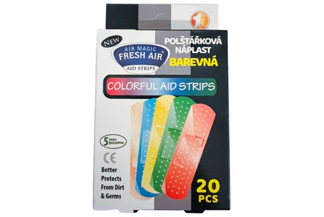 Polštářková náplast Colorful 20ks