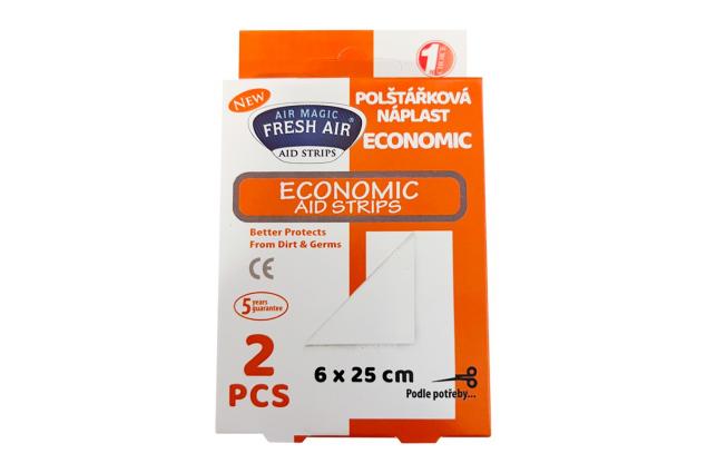 Polštářková náplast Economic 6×25cm 2ks