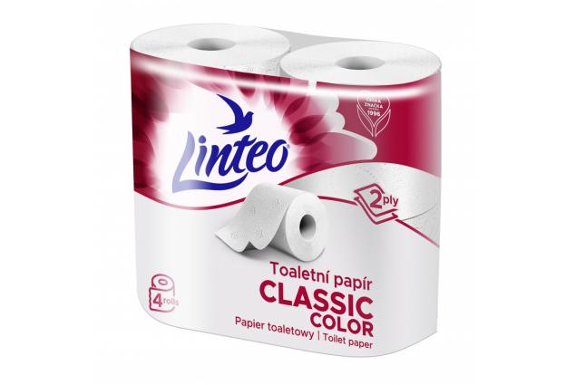 Toaletní papír Linteo Classic 4ks – 2vrstvý, bílý