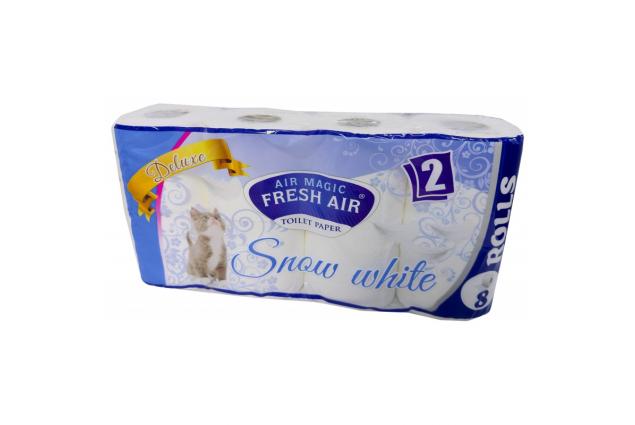 Toaletní papír Fresh Air 8 rolí – 2vrstvý, bílý