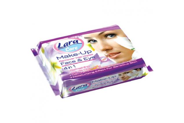 LARA Make-up vlhčené ubrousky 20ks – neutrální vůně