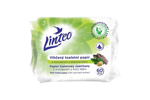 Vlhčený WC papír Linteo 60ks – s dubovou kůrou
