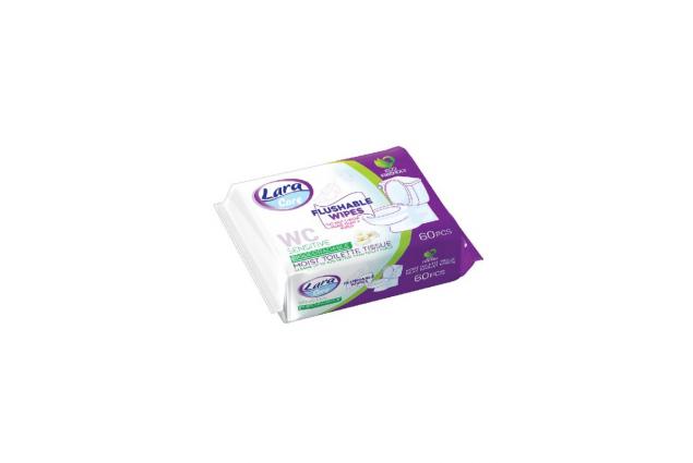 LARA vlhčený WC papír Sensitive 60ks – heřmánek