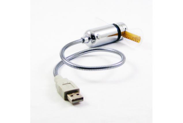 USB větráček s efekty
