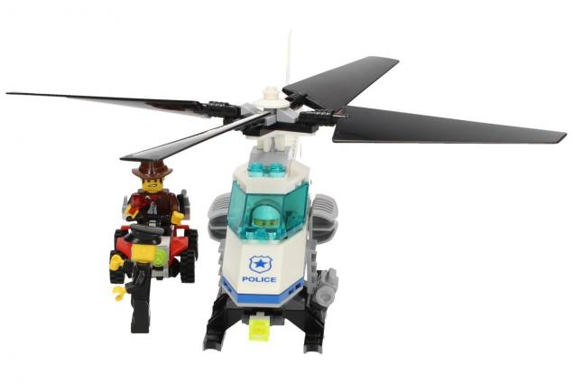 Stavebnice policejní vrtulník 3v1 206 dílů