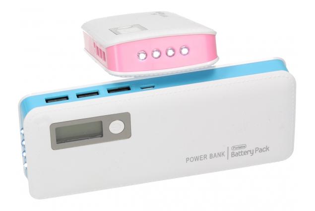Výkonná přenosná USB nabíječka Power Bank Battery Pack 20 000mAh s displejem