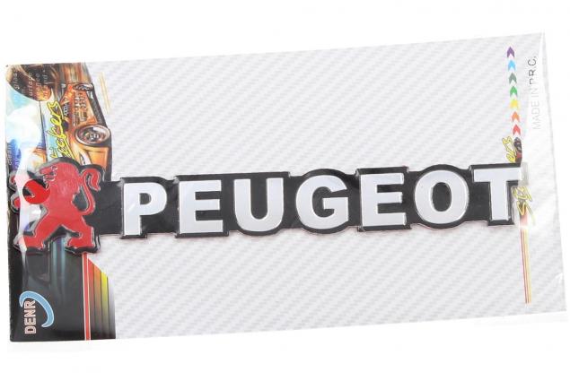 Kovová samolepka PEUGEOT 15cm x 3cm