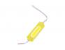 Nalepovací silná oválná LED dioda žlutá