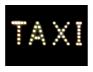 Foto 5 - LED světelná značka taxi 14 x 7 cm